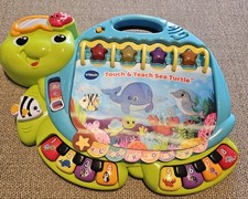VTech Touch  Teach Sea Turtle Interactive Learning Book Toy Educational