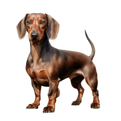 3x Sticker Dackel Autoaufkleber 9x9cm Teckel Dachshund Hund Süß Set