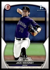 Jack Mahoney 2023 Bowman Draft #BD29 Colorado Rockies 29405 Baseball Card
