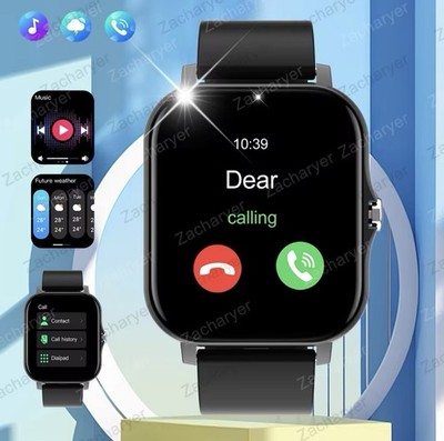Anruf-Smartwatch für Sport & Fitness   Kompatibel mit Android & iPhone