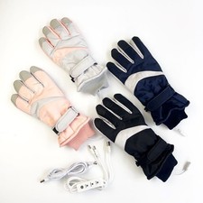 USB Heated Ski Gloves Waterproof Winter Touchscreen Warm Anti-Slip Snow Gloves