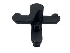 Robinet de baignoire et de douche verseuse Denver 44306 noir article de série B