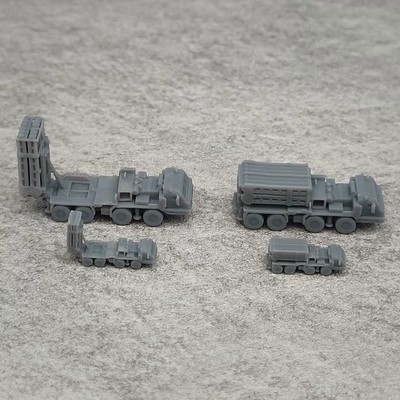  1/350/700 Russian S350 Air Defense Missile mini printed white  model 2PC/5PC