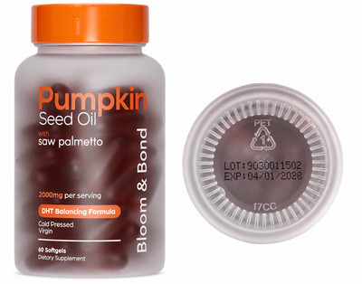Bloom & Bond Pumpkin Seed Oil with Saw Palmetto for Women [2000mg per Serving]