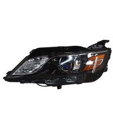 DNA MOTORING OEM HL 0138 R Right Side Halogen Headlight Compatible with 2015 2019 Impala, Black Housing Amber Reflector
