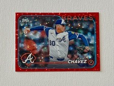 2024 Topps Update Jesse Chavez #US301 Red Crackle Foilboard /199 SP Numbered
