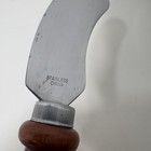 Cheese/Butter Spreader Curved Stainless Blade Painted Wood Handle 6.5" Vtg Fork — photo 6