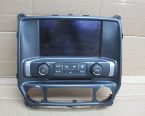 17-19 Chevy Silverado Radio Control Display Screen Faceplate Dash Trim 84540934