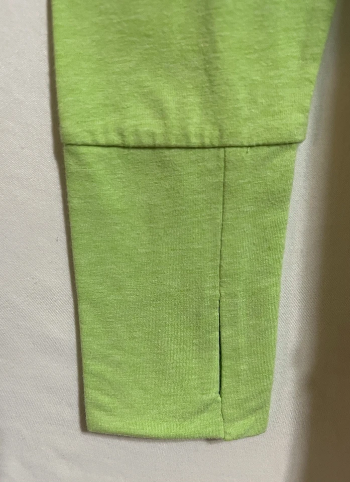 Camisa de entrenamiento manga larga xersion verde neón con agujeros para el pulgar deportes al aire libre O Foto 4 de 4