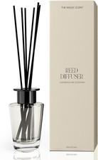 Mahogany  Teakwood Reed Diffuser for Home - Luxury Scent Diffuser with Premium