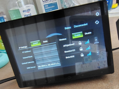 Control 4 C4-TSWMC7-EG-BL 7  IN Wall Touch Screen Black. READ