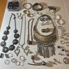 Lot 19 . 36  Pc Vtg-Costume Estate Jewelry