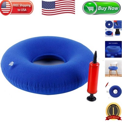Easy Clean Inflatable Doughnut Cushion - Alleviate Sciatic Nerve Pressure