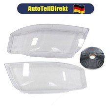 2x Scheinwerfer Glas Streuscheibe für Audi A6 4B C5 2001-2005 links + rechts Set