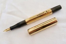 WATERMAN'S IDEAL,GOLD PLATE AND LINED 1920/30 FOUNTAIN PEN, FULLY RESTORED