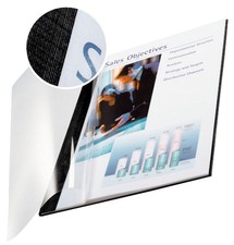 LEITZ Buchbindemappe impressBind A4 3,5 mm schwarz Soft Cover 10 Mappen