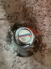 Single Vintage American Racing Push Through Chrome Center Cap 5 Lug Flange Single Vintage American Racing Push Through Chrome Center Cap 5 Lug Flange
