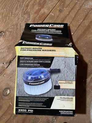 #ad #ad NEW Power Care Rotary Brush for Pressure Washers 3300 PSI AP31092 gas electric $25.00