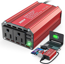 300W Power Inverter DC 18V to AC 110V Compatible with Milwaukee: Battery Invert