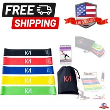 Resistance Bands, Exercise Bands for Booty, Crossfit, Stretching, Strength Tr...