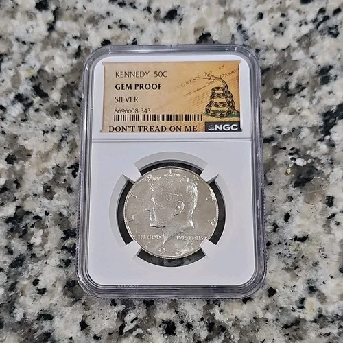 1964 Kennedy Half Dollar Gem Proof Silver NGC Uncirculated Philadelphia 50C