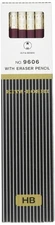 Hokusei Luxury Pencil with Eraser HB #9606 Box of 12 Japan Import Quality