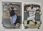2025 Bowman Chrome & Paper Konnor Griffin 2 Card Lot PIRATES Rc Rookie
