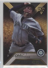 2016 Topps Triple Threads Onyx 40/50 Felix Hernandez #70 8k4