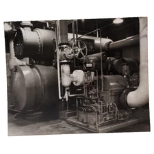 1967 Industrial Keep Cool Black & White Mounted Photo 16 X 20 Cincinnati Artist