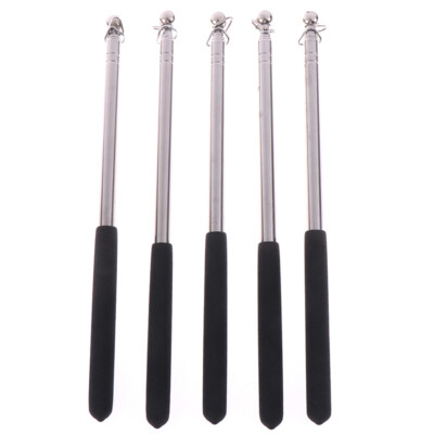 Profession touch 1meter head telescopic flagpole stainless professor pointer $g