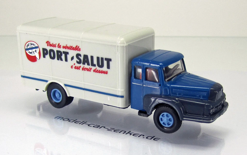 Brekina 85503 Unic Izoard ZU 122 Koffer LKW Port Salut Frankreich 1:87 NEU