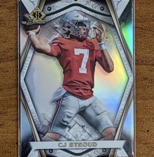 2022 Bowman University Football CJ Stroud Invicta Refractor #BI-2 Ohio State