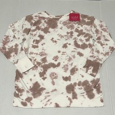 Isabel Maternity By Ingrid  Isabel Brown Tie-Dye Maternity Sweatshirt, Size M