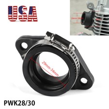 60mm Flange Adapter Carb Manifold Intake Boot For Pwk 28mm 30mm Carburetor Atv