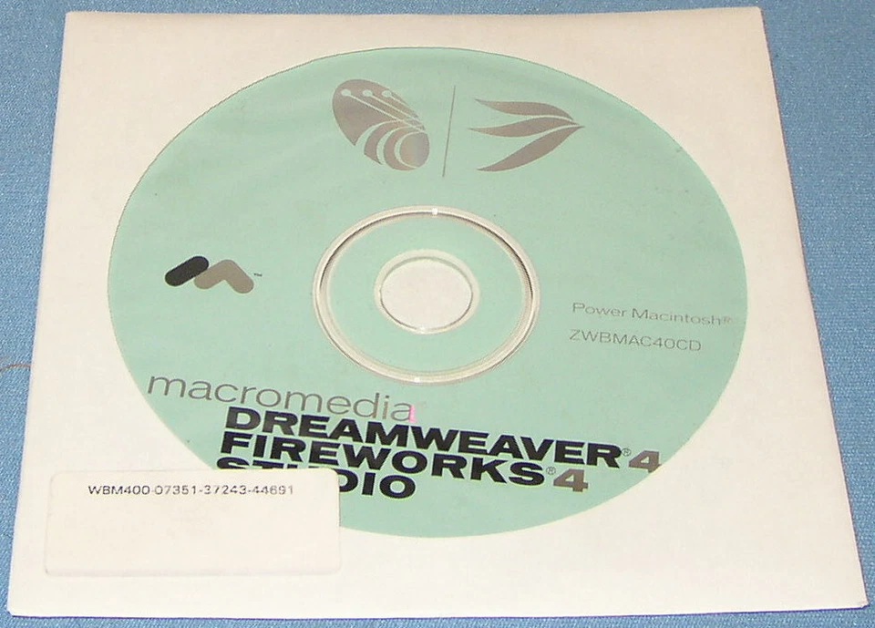 Macromedia Dreamweaver Fireworks Studio 4 Web Site Design Power Macintosh Mac - Image 4 of 4