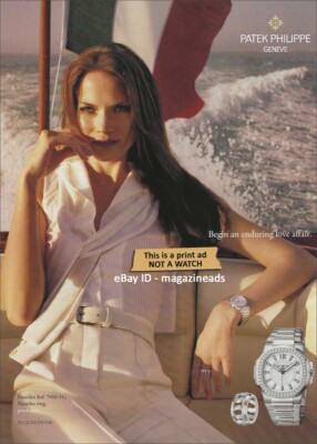 PATEK PHILIPPE Watches & Jewelry 1-Page PRINT AD 2009 MINI ANDEN Nautilus