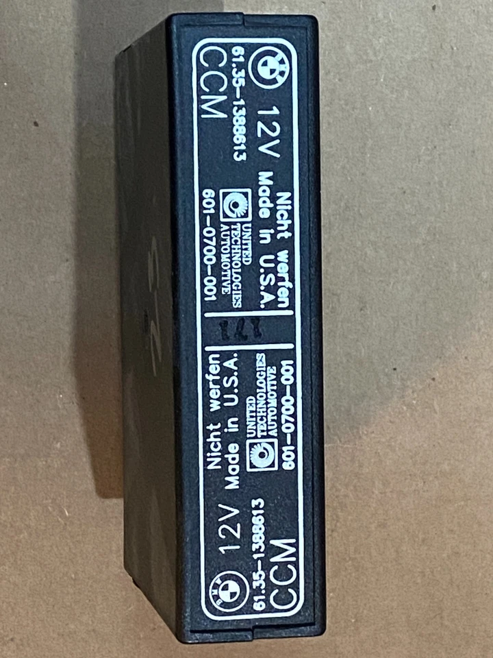 BMW 530i 1990 módulo de control 61,35-1388613 525i 540i E34 serie 5 CCM M5 Foto 2 de 2