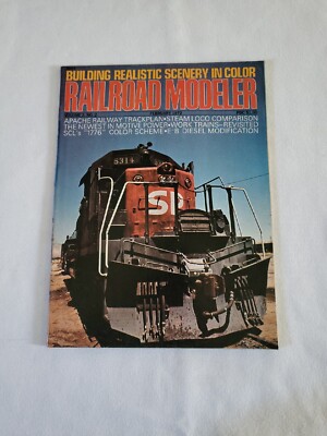 1972 February, Railroad Modeler Magazine, Apache Railway Trackplan, (MH594)