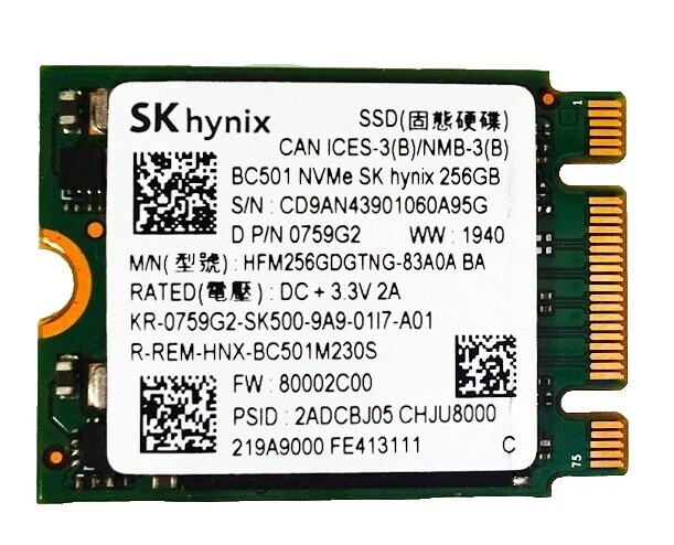 Micro SATA 250GB Solid State Drives