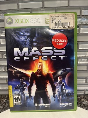 Mass Effect -- Platinum Hits (Microsoft Xbox 360, 2009) Complete- Free Shipping