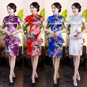 chinese satin dress