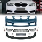 F80 M3 M4 Style Front Bumper Fit For 2009-2011 BMW E90 E91 3-Series Sedan W/ PDC
