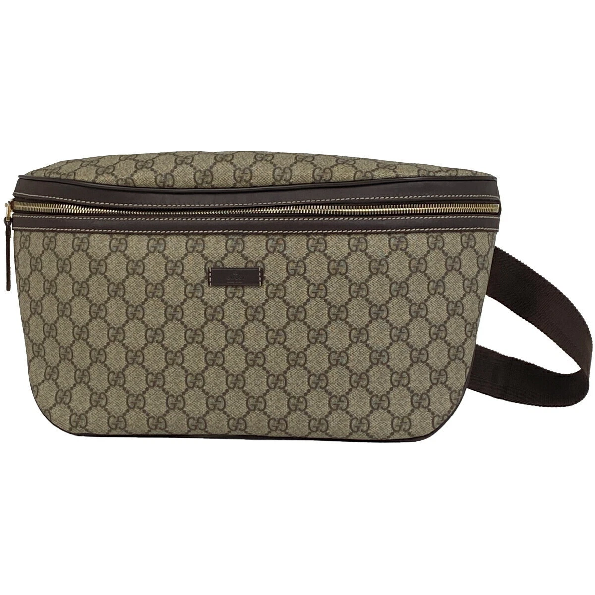 Sac bandoulière motif GUCCI GG taille épaule toile enduite marron 211110 femme 
