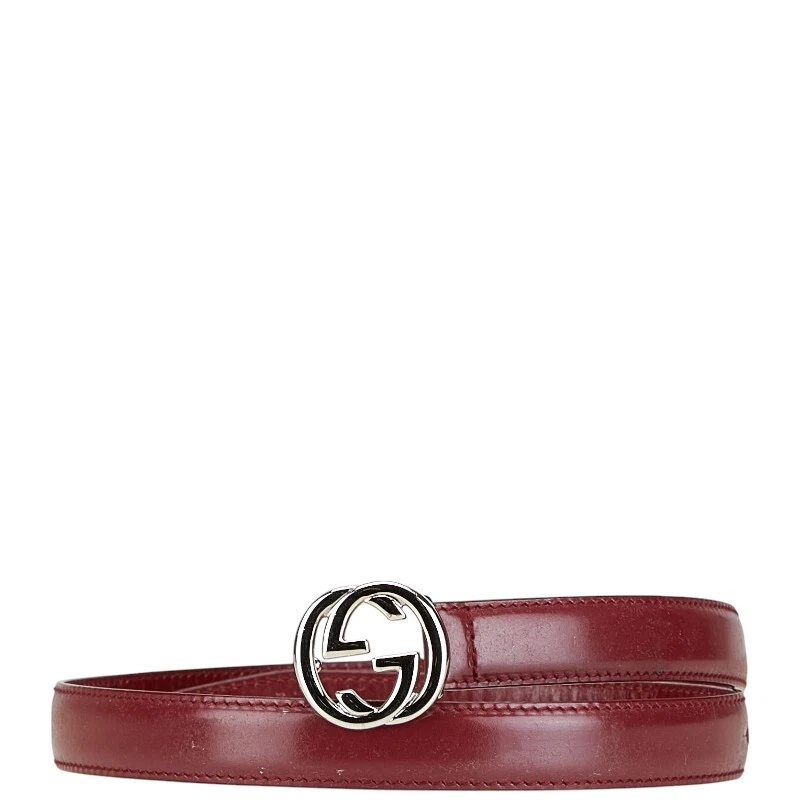 Ceinture G imbriquée GUCCI Taille : 70/28 036 1450 0980 Femme 【Occasion】