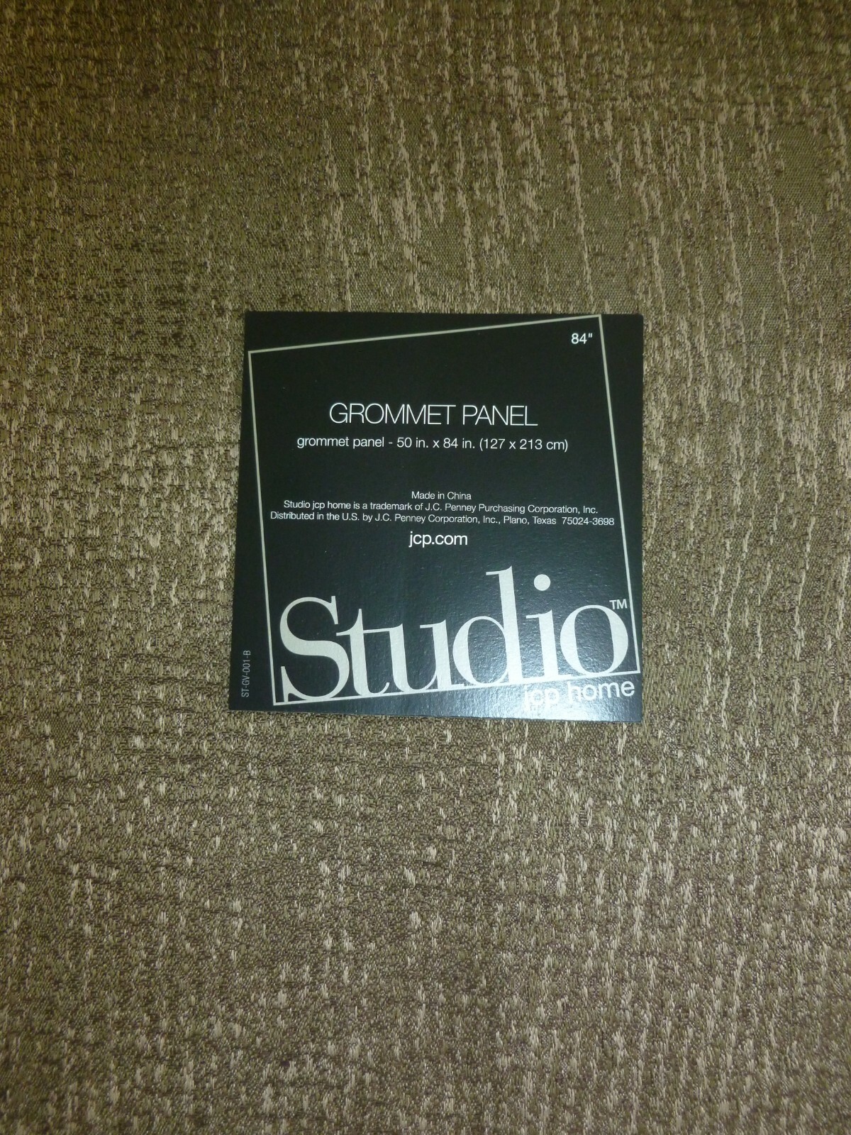 NIP JCP HOME STUDIO LAYERS GROMMET DRAPE WINDOW PANEL 84"L DEEP SAGE