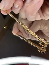 McDonalds Vintage 1970s coffee Spoon, Plated In 24 Karat Gold, McSpoon