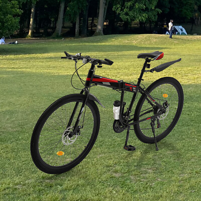 26'' 21-gang Mountainbike MTB Klappfahrrad Scheibenbremse Mountainbike Fahrrader