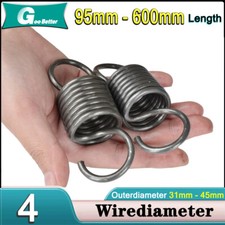 Tension Extension Springs steel 31-45mm OD, 100-600mm Length, 4mm Wirediameter