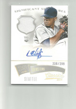 2014 CLASSICS SIGNIFICANT SIGNATURES JERSEYS SILVER #93 ROENIS ELIAS  236/299