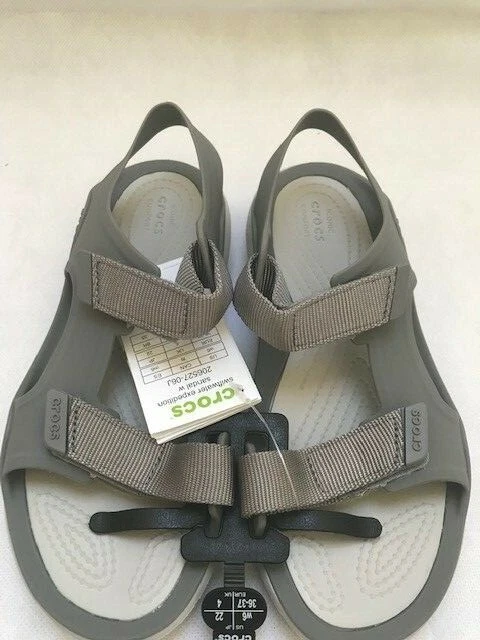 Crocs Swiftwater Expedition Molded Unisex Sandals Grey UK4 eBay